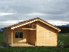 Timber frame house, Spruce (Picea abies) - Whitewood