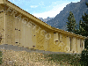Timber frame house, Spruce (Picea abies) - Whitewood