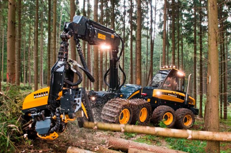 Skidding   Forwarding, Harvester