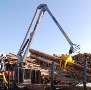 Accessories for harvesting machines, Accessory crane