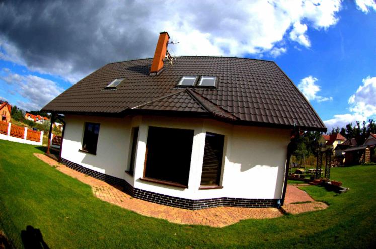 Timber frame house