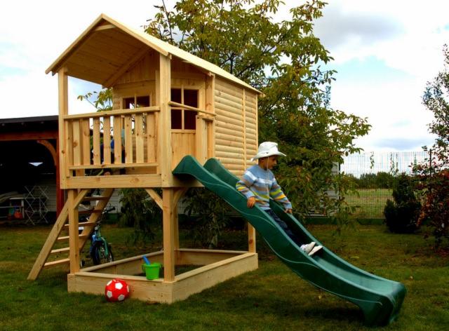 Children play house