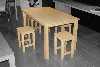 Beech table and chairs