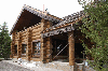 Canadian log house, Pine (Pinus sylvestris) - Redwood