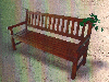 Garden benches, Traditional