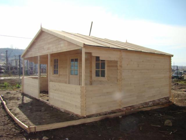Timber frame house