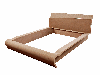 curved plywood bed