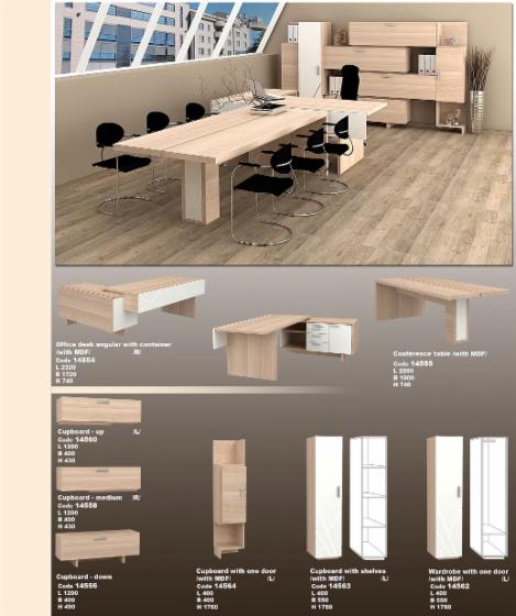 Office room sets, Design