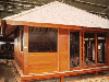 Tropical wooden house