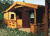 Timber frame house, Spruce (Picea abies) - Whitewood