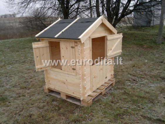 Children play house