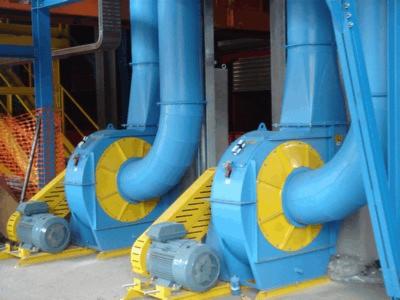 Dust extraction, filter, Fan