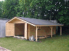 Carport - Garage, Spruce (Picea abies) - Whitewood
