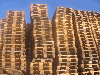 Wooden pallets, one way, Europalles and pallets elements offer from B