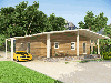 Timber frame house 