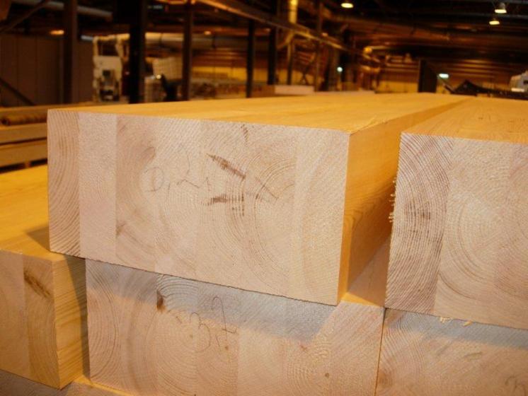 Glulam   straight beams, Russia