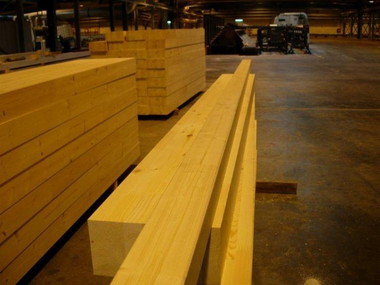 Glulam   straight beams, Russia