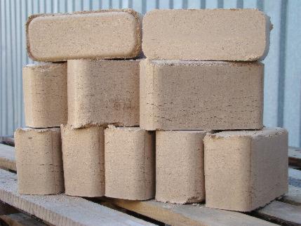 Wood briquets