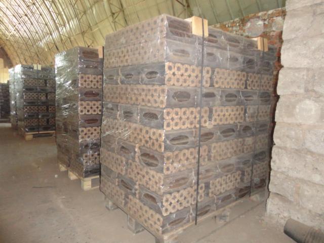 Wood briquets