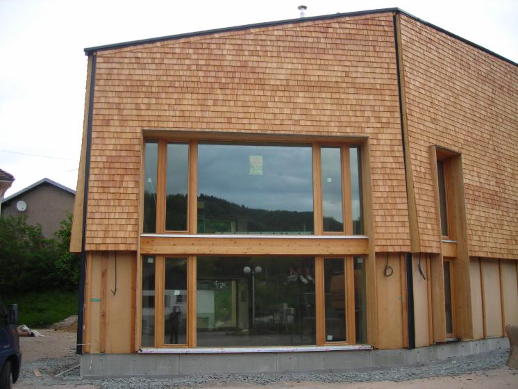 Timber frame house