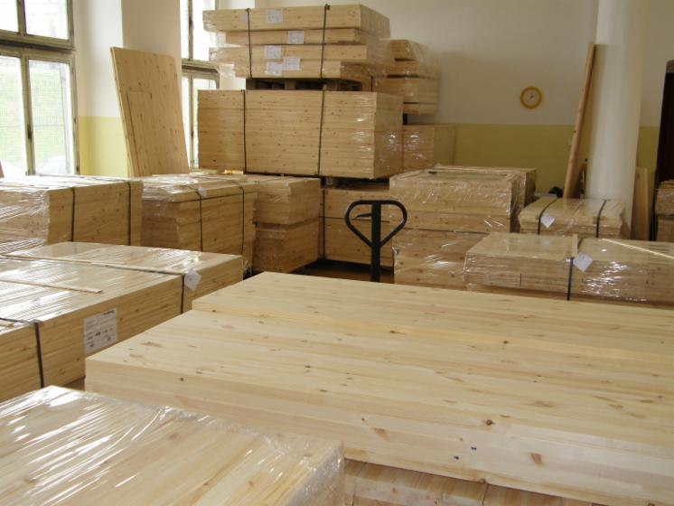 Solid wood panel