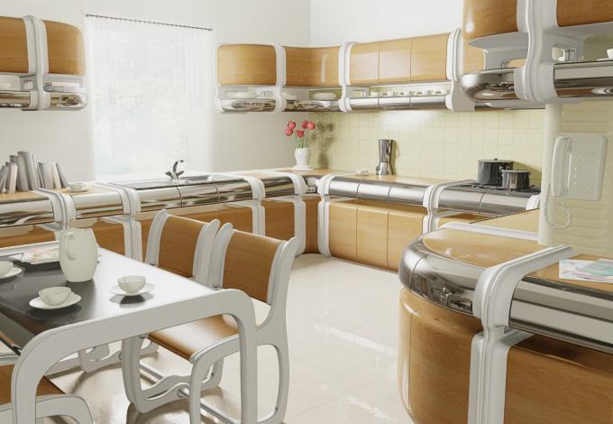 Ensemble de meubles de cuisine, Contemporain