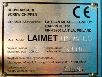 Chipper   Cleaver   Debarker, Schneckenhacker