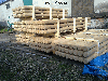 peeling logs, Oak (European)