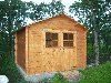 Timber frame house, Spruce (Picea abies) - Whitewood