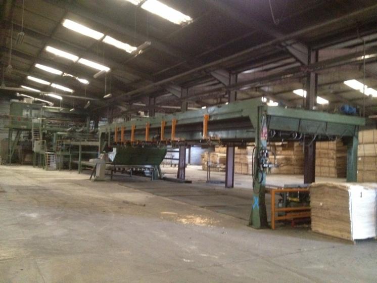 Complete production line, Rotary cut veneer line