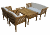Wooden outdoor furniture