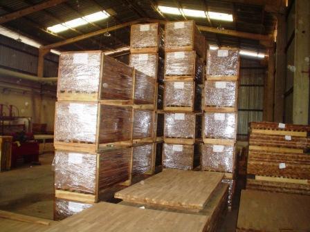 Solid wood panel
