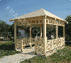 Spruce (Picea abies) - Whitewood, Kiosk - Gazebo