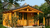 Square milled log house, Spruce (Picea abies) - Whitewood