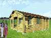 Wooden house FRG 33+13T