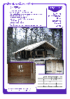 Canadian log house, Spruce (Picea abies) - Whitewood