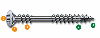 Fixations terrasses, Acier inoxydable  - inox