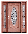 Exterior door-knoty alder