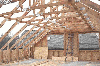 Timber frame house, White Fir (Abies concolor)