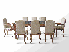 Teak dining chair, white wash finishing, beautiful teal texture