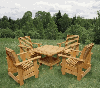 Ensemble de jardin, Design