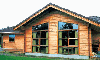Timber frame house, Noble Fir (Abies nobilis)