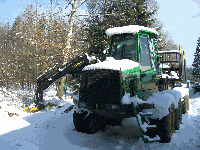 Skidding - Forwarding, Forwarder, JOHN DEERE