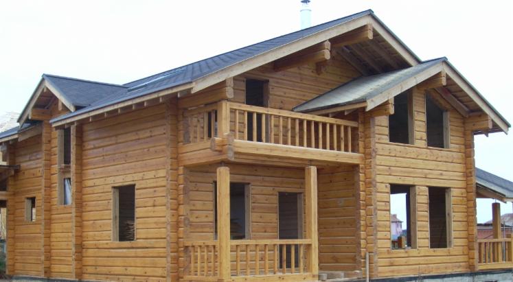 Canadian log house