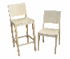 Bar chairs, Design
