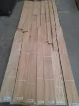 Oak Sliced Veneer - Oak veneer 0.55mm short, crown cut