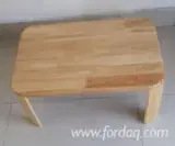 Living Room Furniture - KD Pine,Acacia White/Brown Folding Flat Table, 600 mm x 400 mm x 270 mm