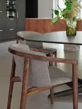 CE Dining Room Furniture - CE/PEFC Contemporary Walnut Dining Chair, 12-1200 pieces/Spot