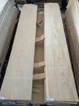 Oak Sliced Veneer - 0.56 mm Oak flat cut, figured natural veneer sliced veneer 500-2000 m2 / spot from Poland